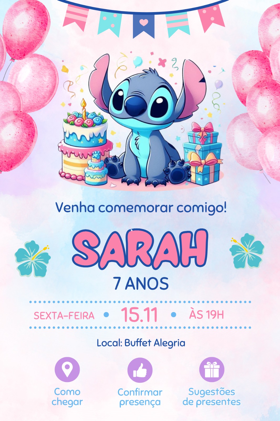 Convite Stitch
